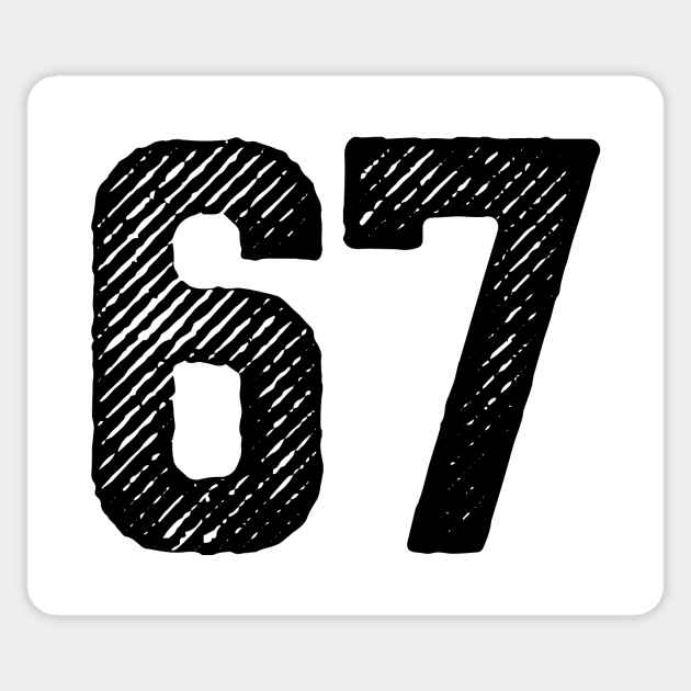 Sixty Seven 67 Sticker by colorsplash